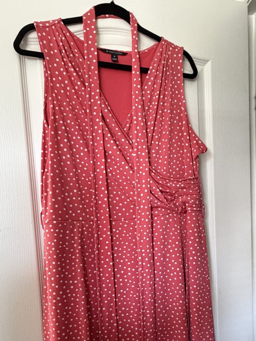 41 Hawthorn Kassidy Faux Wrap Dress - Polka Dot with Tie Belt